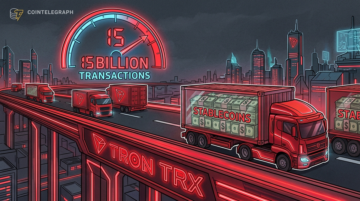 Tron's 15B Transaction Milestone: TRX Eyes Breakout